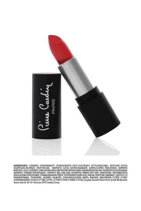 Pierre Cardin Matte Chiffon Touch Lipstick - Bright Red -189