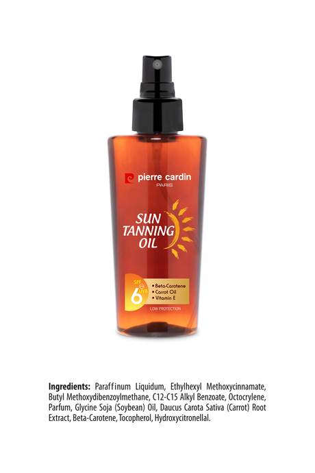 Pierre Cardin Bronzlaştırıcı Güneş Yağı 6 SPF Düşük Koruma - 125 ML