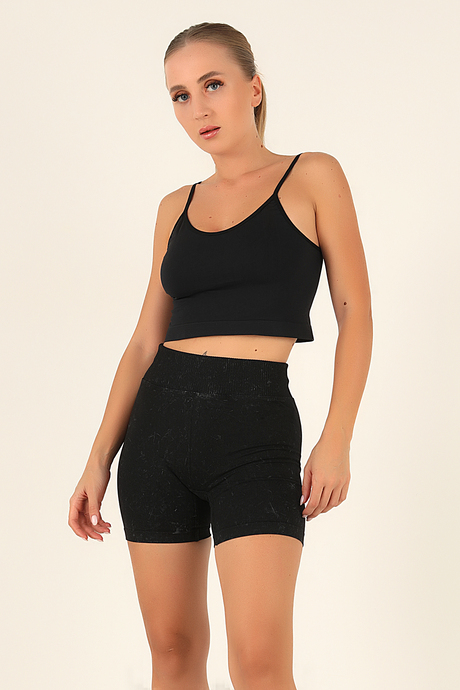DoReMi Seamless Dikişsiz Normal Bel Kısa Kadın Tayt