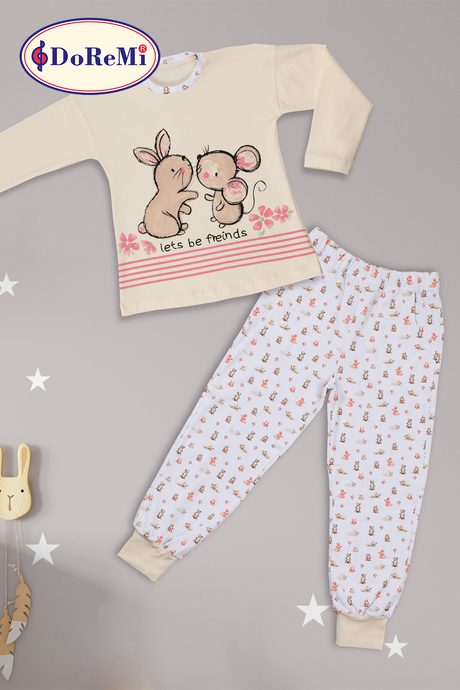 Doremi Kız Çocuk Pijama Takımı