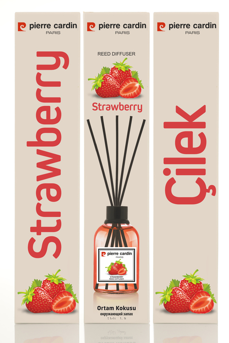 Pierre Cardin Reed Diffuser 110 ml - Strawberry - Çilek Oda Kokusu