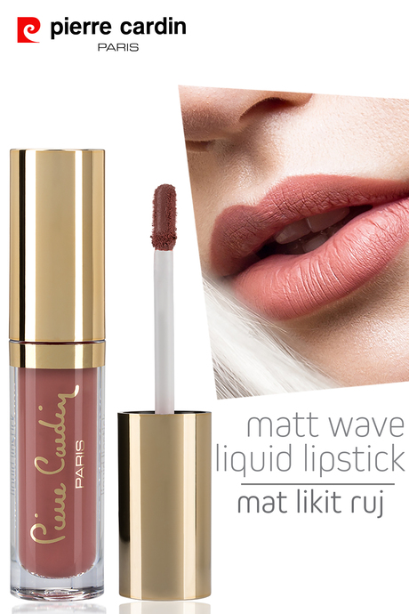 Pierre Cardin Matt Wave Liquid Lipstick – Mat Likit Ruj - Soft Nude