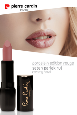 Pierre Cardin Porcelain Edition Lipstick  - Creamy Coral - 233